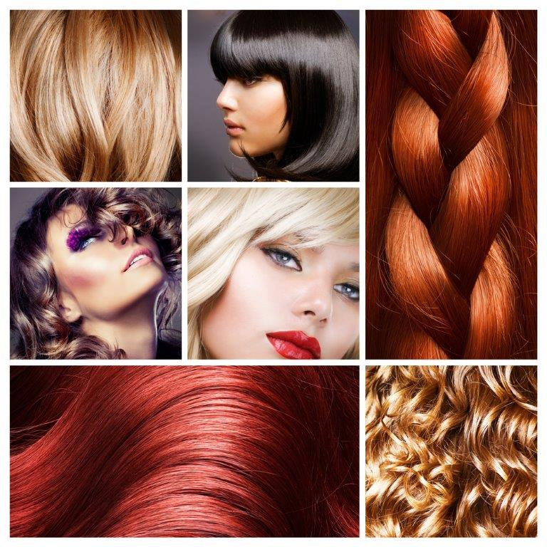 hair collage